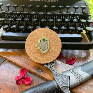 The Bookish Box Flesh and Fire Inspired Nektas Enamel Pin